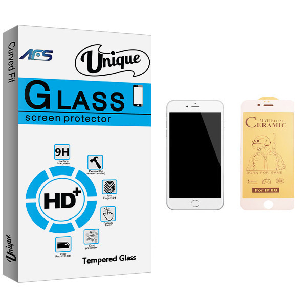 محافظ صفحه نمایش سرامیکی ای اف اس مدل Uni مناسب برای گوشی موبایل اپل iPhone 6