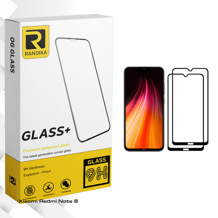 محافظ صفحه نمایش راندیکا مدل GLD مناسب برای گوشی موبایل شیائومی Redmi Note 8 بسته دو عددی