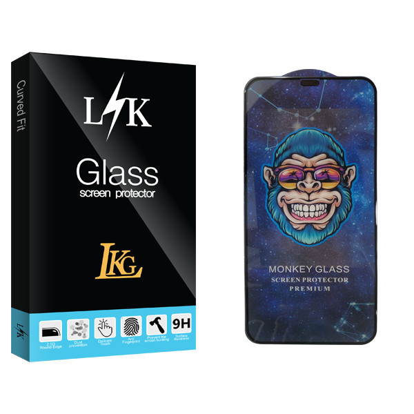 محافظ صفحه نمایش ال کا جی مدل LK GlassMonkey مناسب برای گوشی موبایل اپل iPhone X
