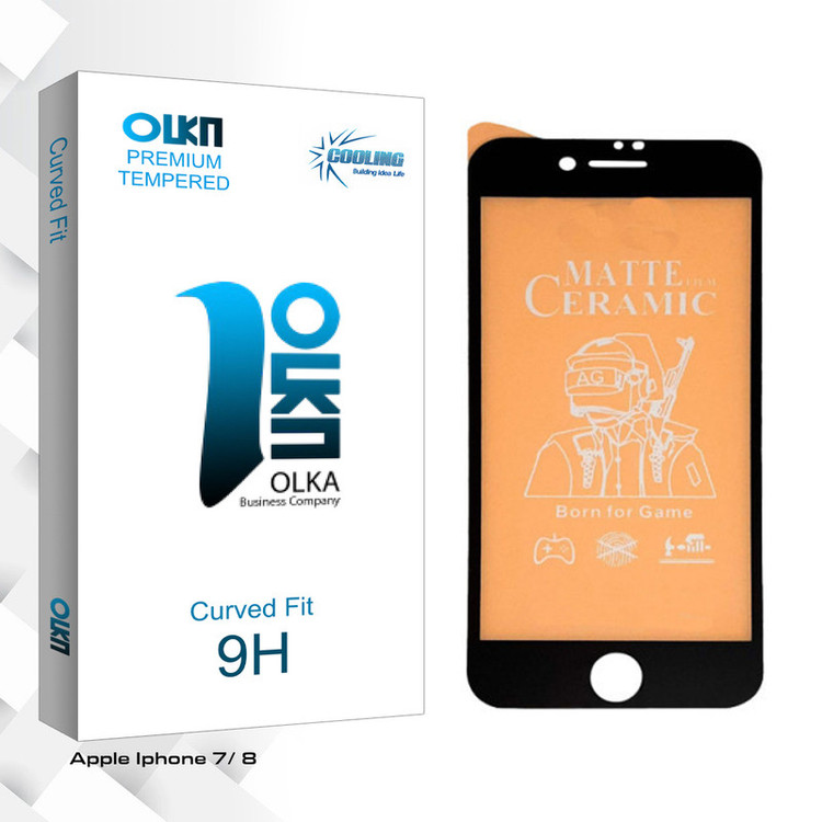 محافظ صفحه نمایش کولینگ مدل Olka glass مناسب برای گوشی موبایل اپل Iphone 7/ 8