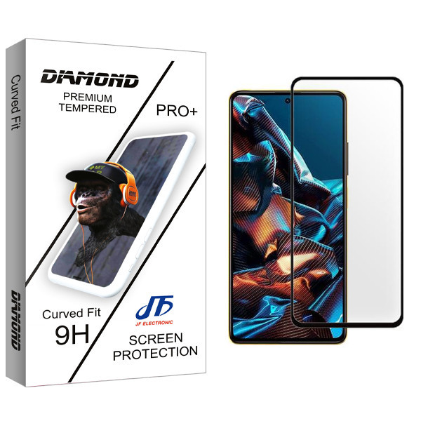 محافظ صفحه نمایش شیشه ای جی اف مدل Diamond مناسب برای گوشی موبایل شیائومی Poco X5 Pro 5G