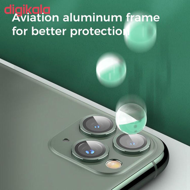 محافظ لنز دوربین مدل blueo مناسب برای گوشی موبایل اپل iPhone 11 Pro/11 Pro Max