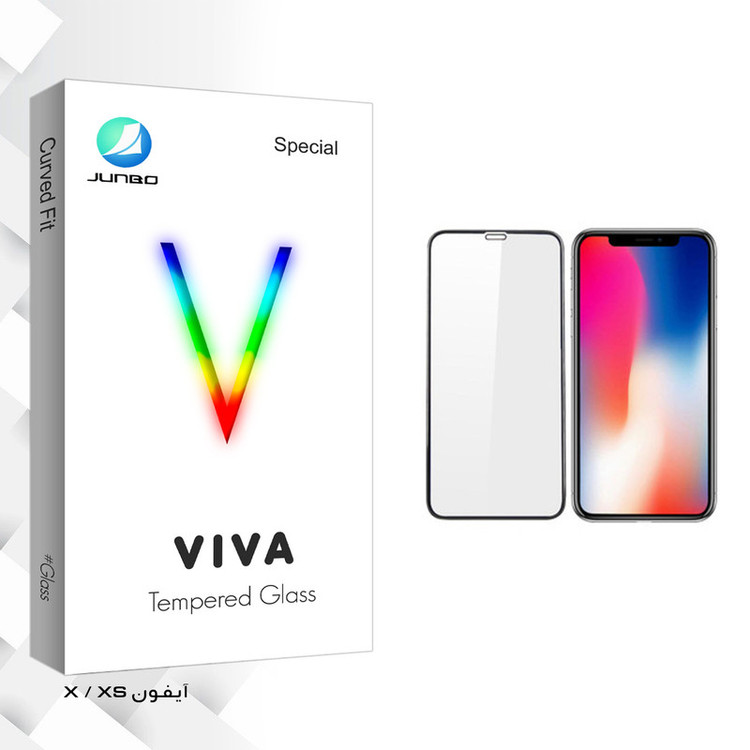 محافظ صفحه نمایش جانبو مدل Viva Glass مناسب برای گوشی موبایل اپل iPhone X/XS