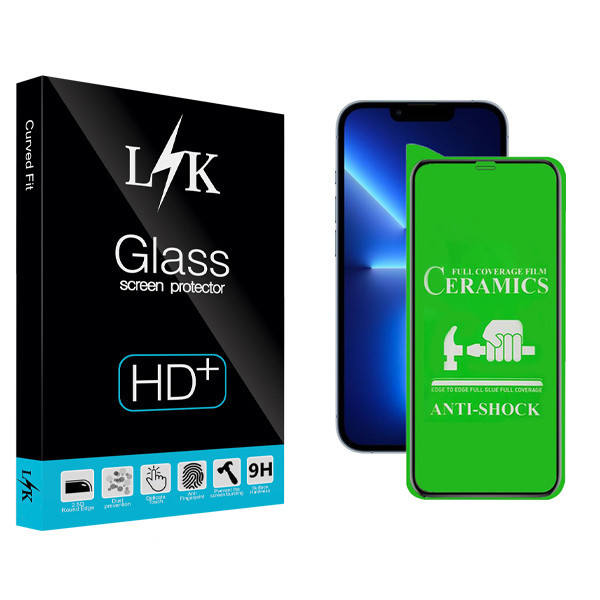محافظ صفحه نمایش سرامیکی ال کی مدل +LITE مناسب برای گوشی موبایل اپل iPhone 13 Pro