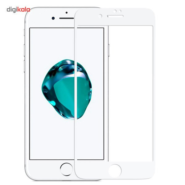 محافظ صفحه نمایش موکول مدل Full Cover Tempered Glass مناسب برای آیفون 7