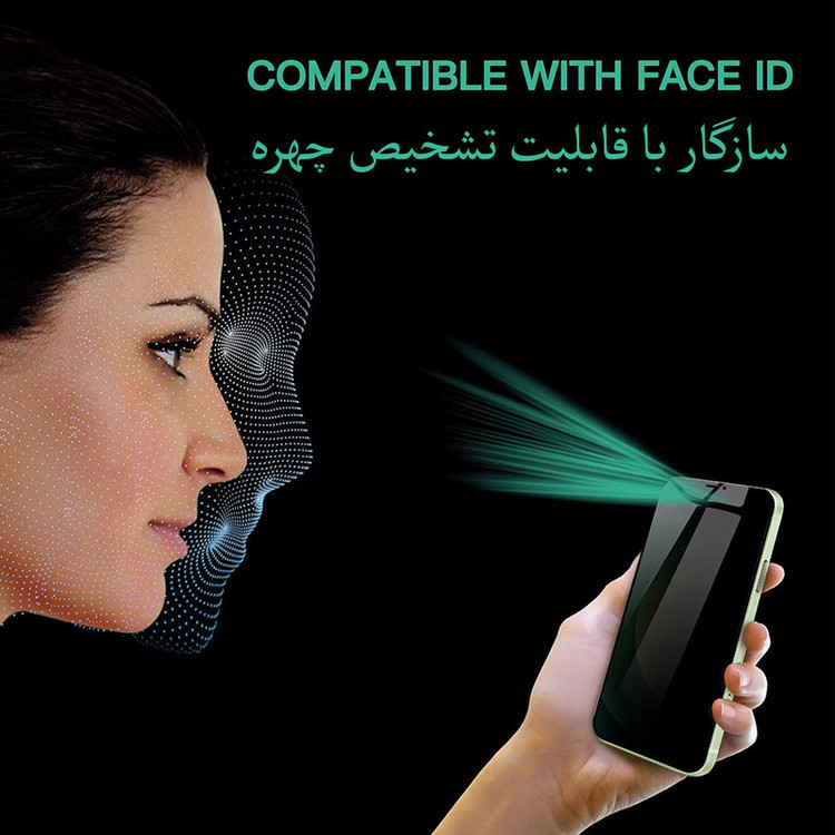 محافظ صفحه نمایش حریم شخصی مدل PRV مناسب برای گوشی موبایل اپل iPhone 12 / iPhone 12 Pro