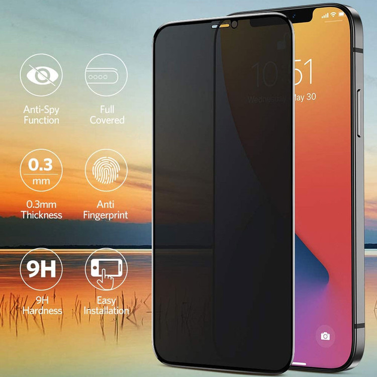 محافظ صفحه نمایش حریم شخصی مدل PRV مناسب برای گوشی موبایل اپل iPhone 12 / iPhone 12 Pro
