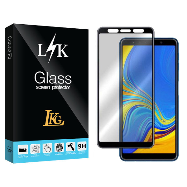 محافظ صفحه نمایش سرامیکی ال کا جی مدل LK Glass مناسب برای گوشی موبایل سامسونگ Galaxy A7 2018