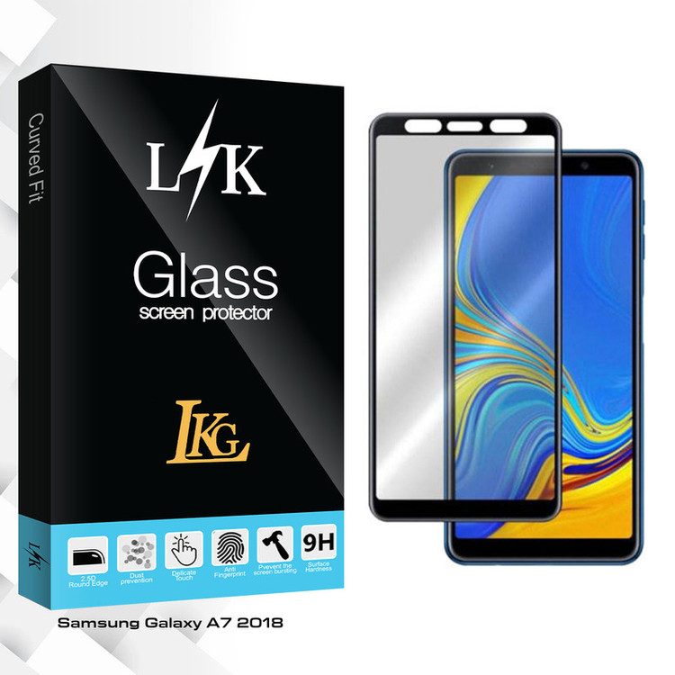 محافظ صفحه نمایش سرامیکی ال کا جی مدل LK Glass مناسب برای گوشی موبایل سامسونگ Galaxy A7 2018