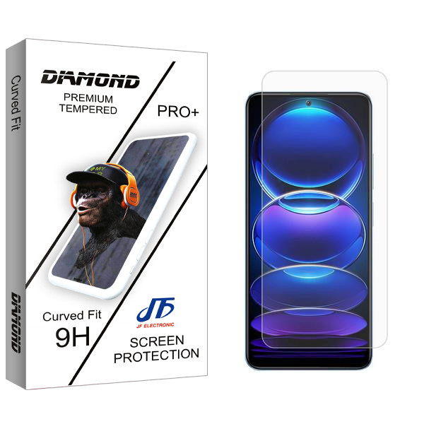 محافظ صفحه نمایش جی اف مدل Diamond مناسب برای گوشی موبایل شیائومی Redmi Note 12