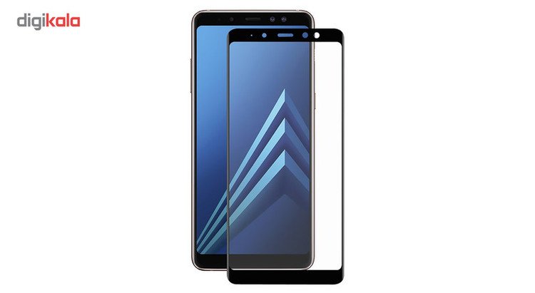 محافظ صفحه نمایش تمپرد مدل فول چسب مناسب برای گوشی موبایل سامسونگ Galaxy A8 2018