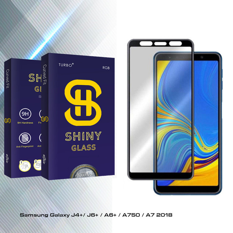 محافظ صفحه نمایش آتوچبو مدل Shiny Glass مناسب برای گوشی موبایل سامسونگ Galaxy J4+/ J6+ / A6+ / A750 / A7 2018