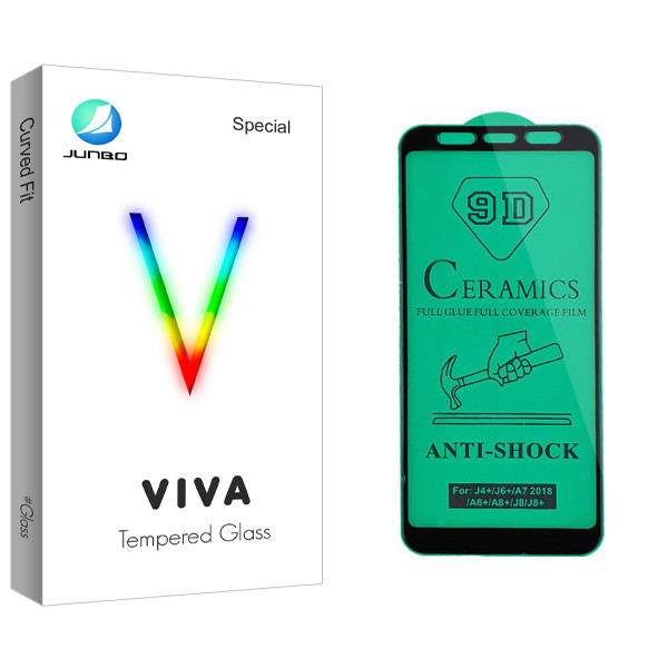 محافظ صفحه نمایش سرامیکی جانبو مدل Viva Glass مناسب برای گوشی موبایل سامسونگ Galaxy A7 2018/A750