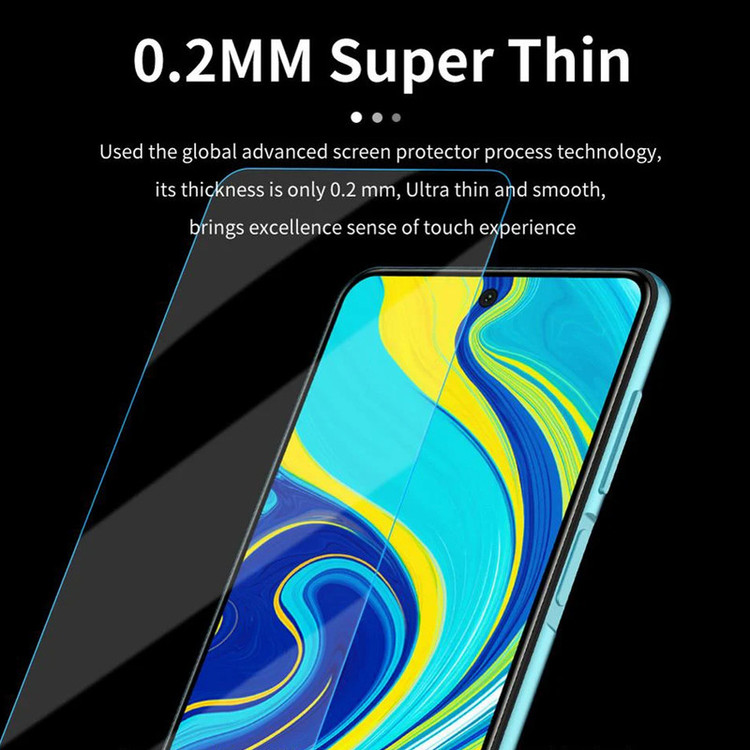 محافظ صفحه نمایش و پشت گوشی مدل RA-08 مناسب برای گوشی موبایل شیائومی Redmi note 9s/9 pro/pro max به همراه محافظ لنز دوربین