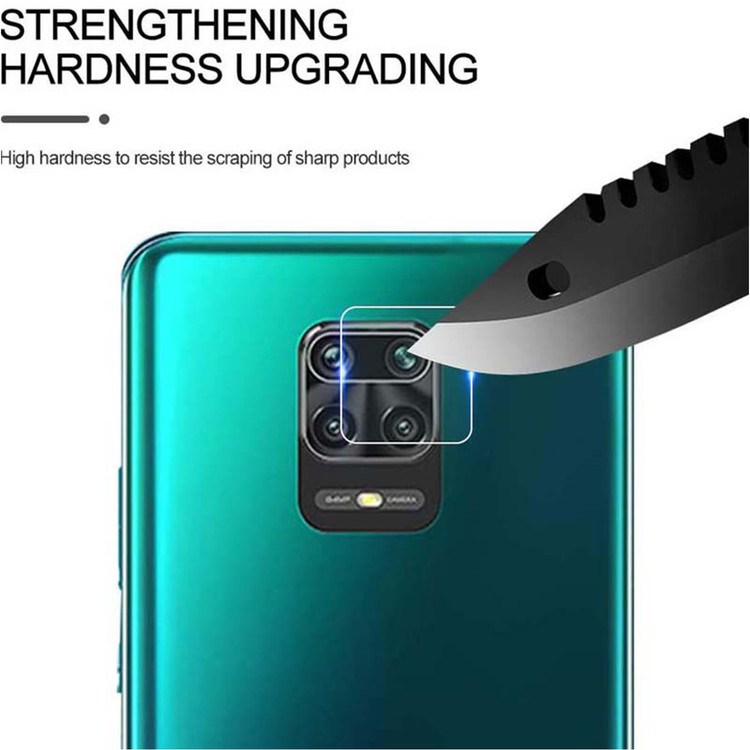 محافظ صفحه نمایش و پشت گوشی مدل RA-08 مناسب برای گوشی موبایل شیائومی Redmi note 9s/9 pro/pro max به همراه محافظ لنز دوربین