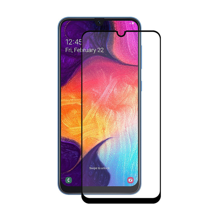 محافظ صفحه نمایش فول چسب مدل F002 مناسب برای گوشی موبایل سامسونگ Galaxy A10