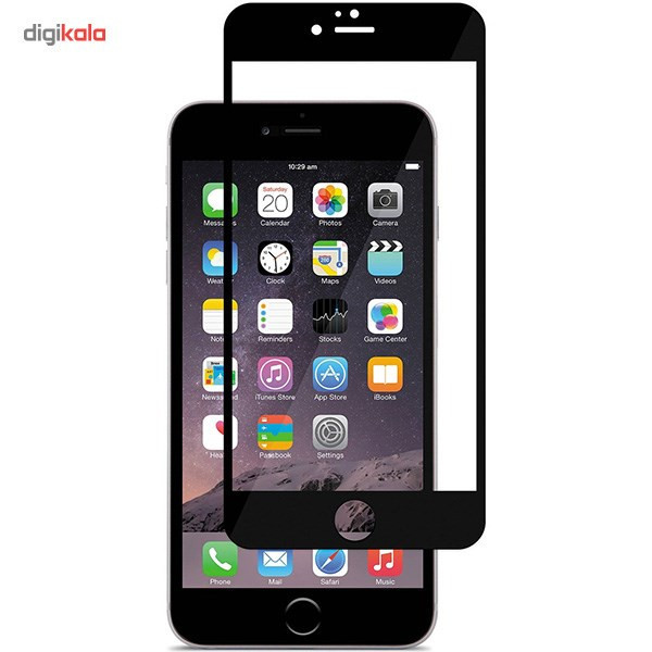 محافظ صفحه نمایش شیشه ای موکول مدل 3D Curve مناسب برای گوشی موبایل آیفون 6/6s