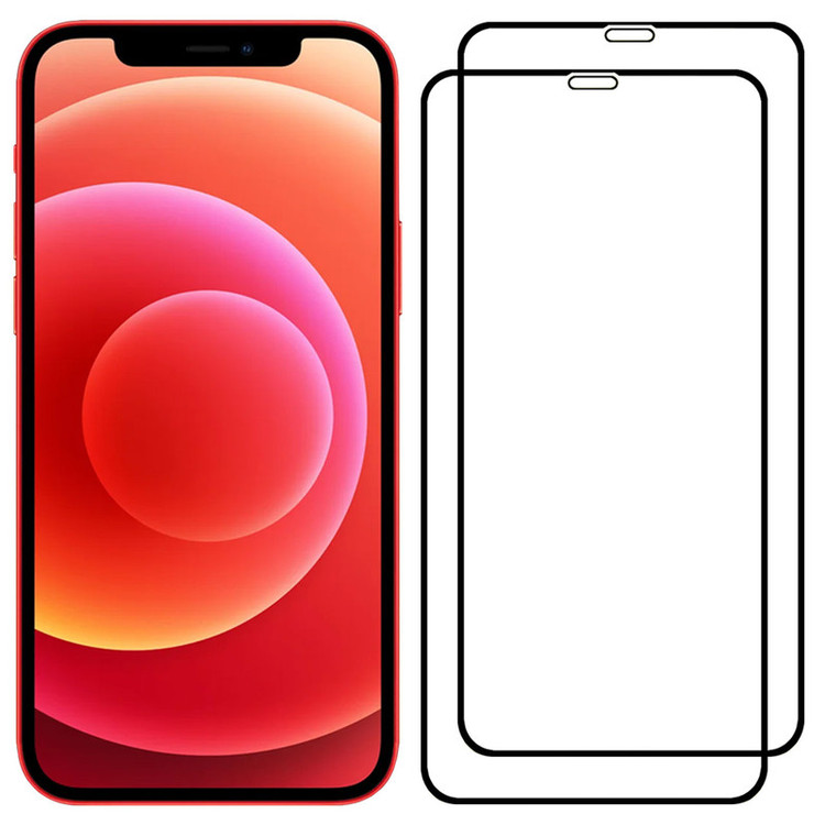 محافظ صفحه نمایش مدل FCG مناسب برای گوشی موبایل اپل iPhone 12 بسته دو عددی