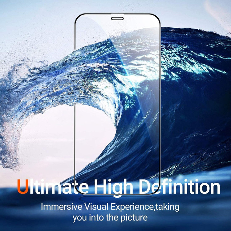محافظ صفحه نمایش مدل FCG مناسب برای گوشی موبایل اپل iPhone 12 بسته دو عددی