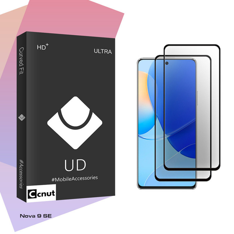 محافظ صفحه نمایش سرامیکی کوکونات مدل UDB Ultra MIX2106 مناسب برای گوشی موبایل هوآوی Nova 9 SE بسته دو عددی