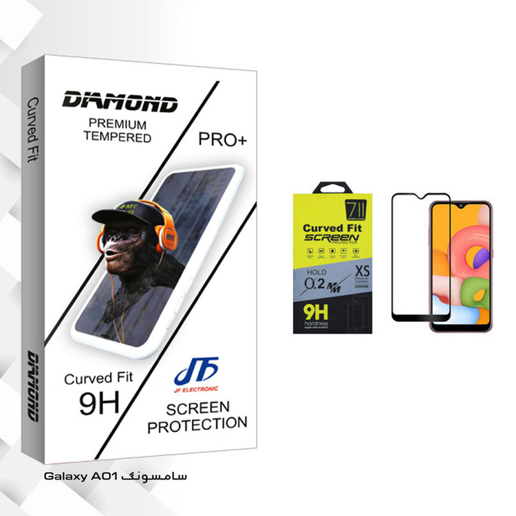 محافظ صفحه نمایش جی اف مدل Diamond glass مناسب برای گوشی موبایل سامسونگ Galaxy A01