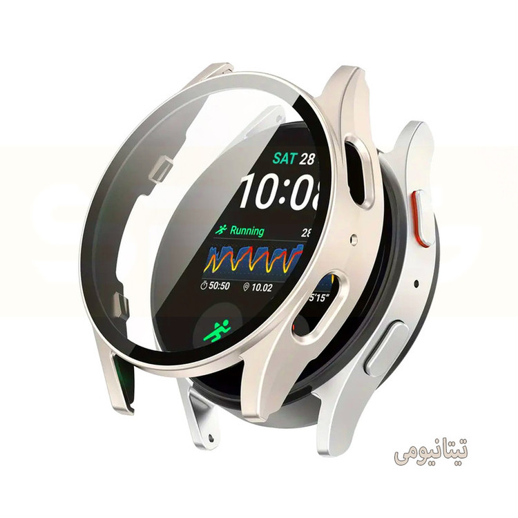 کاور مدل PC Guard Bump مناسب برای ساعت هوشمند سامسونگ Galaxy Watch 7 44mm به همراه محافظ صفحه نمایش