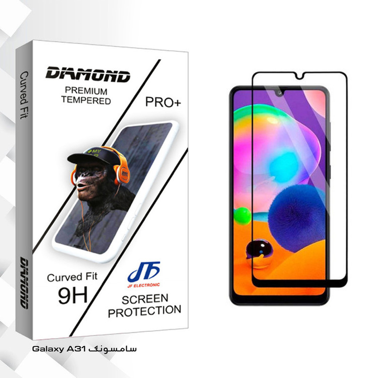 محافظ صفحه نمایش جی اف مدل Diamond glass مناسب برای گوشی موبایل سامسونگ Galaxy A31
