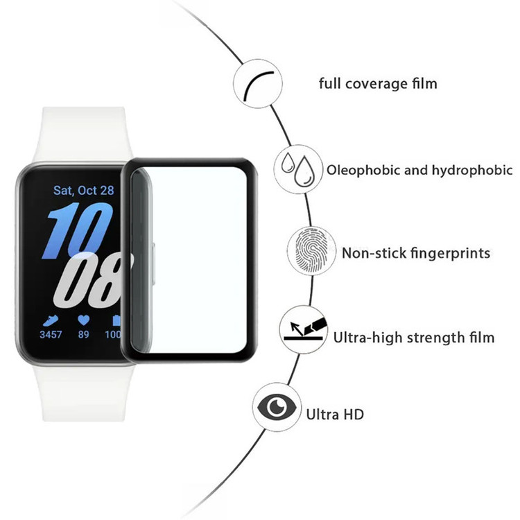 محافظ صفحه نمایش لاین مدل RT007 مناسب برای ساعت هوشمند سامسونگ Galaxy Fit 3 بسته سه عددی