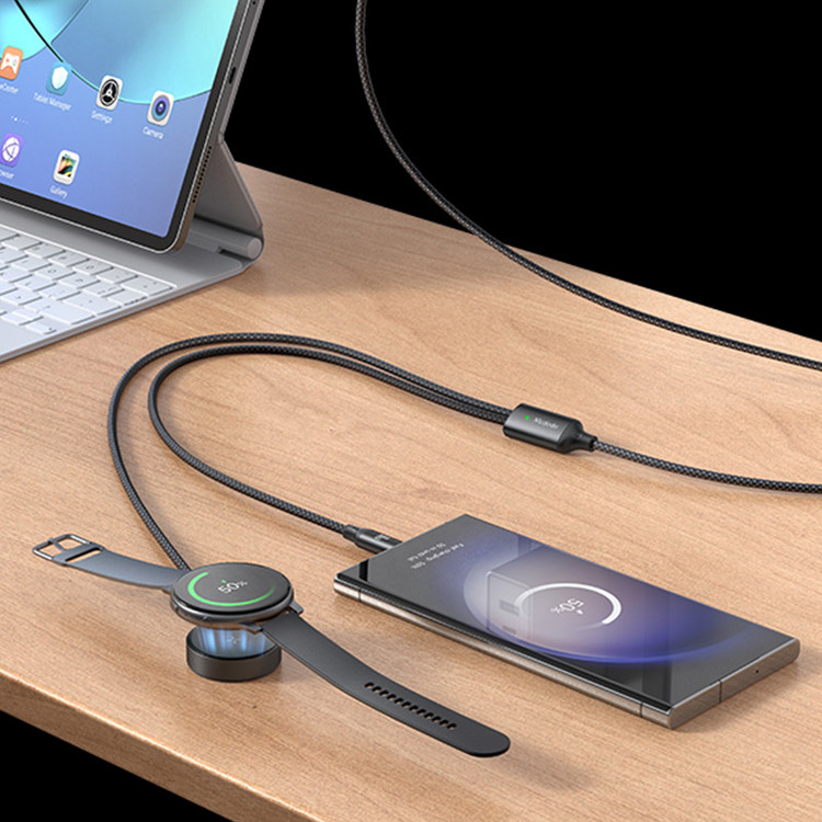 کابل USB-C به شارژر واچ سامسونگ / USB-C مک دودو مدل CA-421 طول 1.2 متر