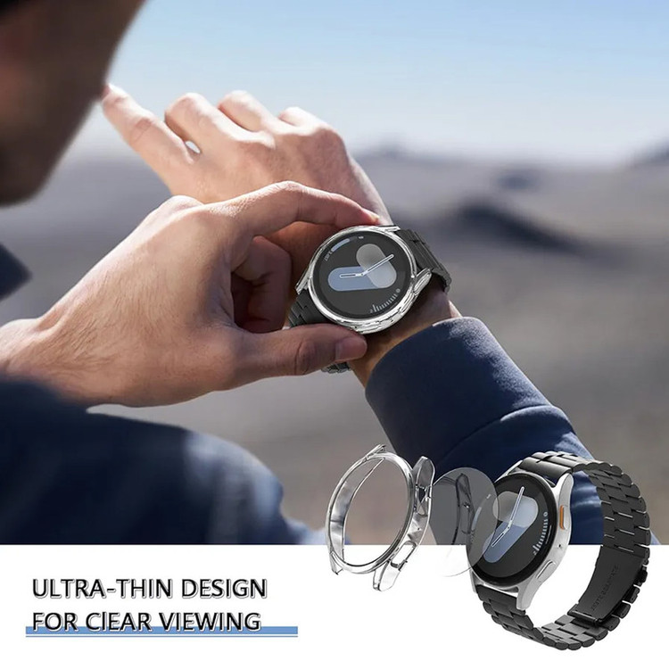 کاور نایت مدل PC Bumper KT مناسب برای ساعت هوشمند سامسونگ Galaxy Watch FE به همراه محافظ صفحه نمایش