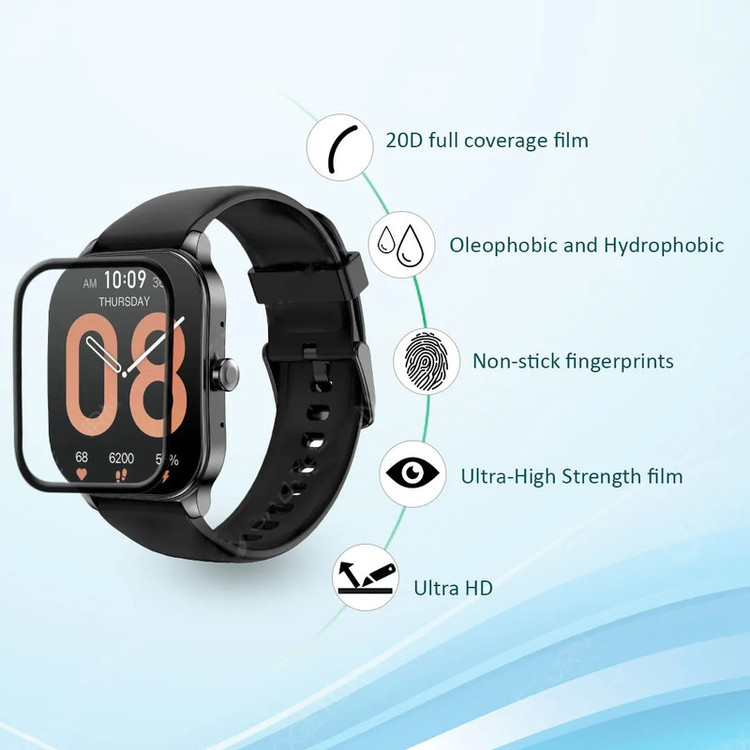 محافظ صفحه نمایش بادیگارد مدل PMMA مناسب برای ساعت هوشمند امیزفیت Pop 3S