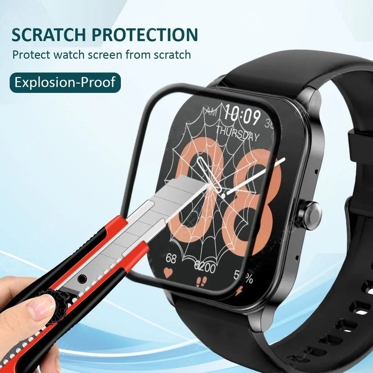 محافظ صفحه نمایش بادیگارد مدل PMMA مناسب برای ساعت هوشمند امیزفیت Pop 3S