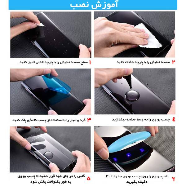 محافظ صفحه نمایش پی کی مدل Delta UV مناسب برای گوشی موبایل سامسونگ Galaxy S22 Ultra