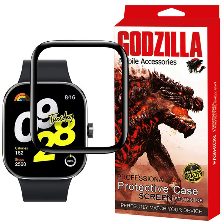 محافظ صفحه نمایش گودزیلا مدل PMMA مناسب برای ساعت هوشمند شیائومی Redmi Watch 4