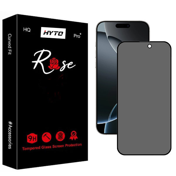 محافظ صفحه نمایشحریم شخصی هیتو مدل Rose Shadow Guard مناسب برای گوشی موبایل اپل iphone 16 Pro Max