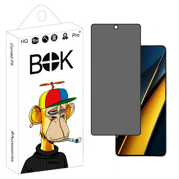 محافظ صفحه نمایش حریم شخصی بوک مدل Privacy مناسب برای گوشی موبایل شیائومی Redmi Note 13 Pro 5G / Note 13 / Note 13 Pro / K70 / K70 Pro / K70E / Poco X6 Pro 5G / X6 5G / F6 / F6 Pro / Turbo 3