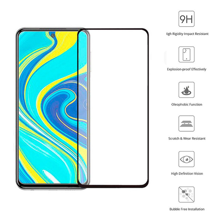 محافظ صفحه نمایش و پشت گوشی مدل RA-08 مناسب برای گوشی موبایل شیائومی Redmi note 9s/9 pro/pro max به همراه محافظ لنز دوربین
