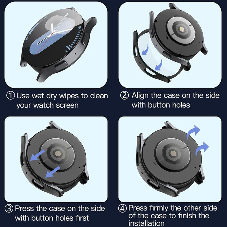کاور مسیر مدل Hard PC مناسب برای ساعت هوشمند سامسونگ Galaxy Watch 7 44mm