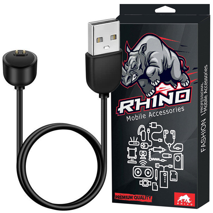 کابل شارژ راینو مدل R-Charge مناسب برای ساعت هوشمند شیائومی Mi Band 5 / 6 / 7
