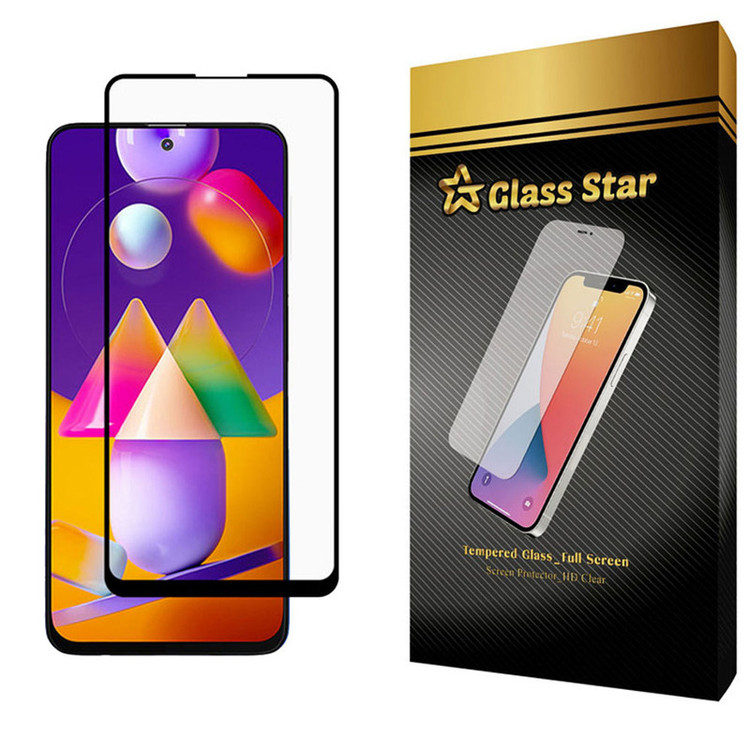 محافظ صفحه نمایش گلس استار مدل FULL مناسب برای گوشی موبایل سامسونگ Galaxy M31s