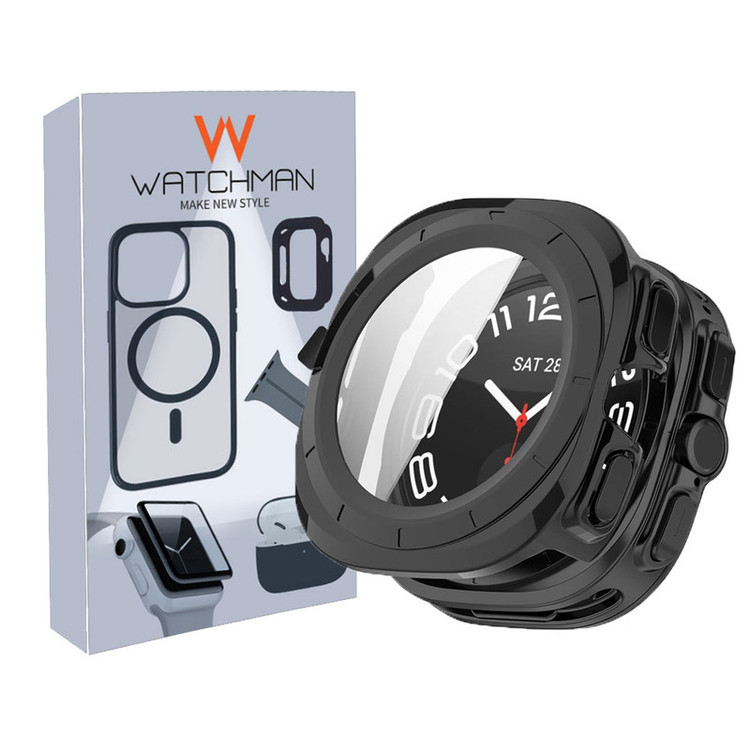 کاور واچ من مدل Ultra Cover مناسب برای ساعت هوشمند سامسونگ Galaxy Watch 7 Ultra 47 mm به همراه محافظ صفحه نمایش