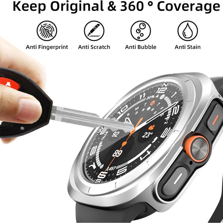 کاور واچ من مدل Ultra Cover مناسب برای ساعت هوشمند سامسونگ Galaxy Watch 7 Ultra 47 mm به همراه محافظ صفحه نمایش