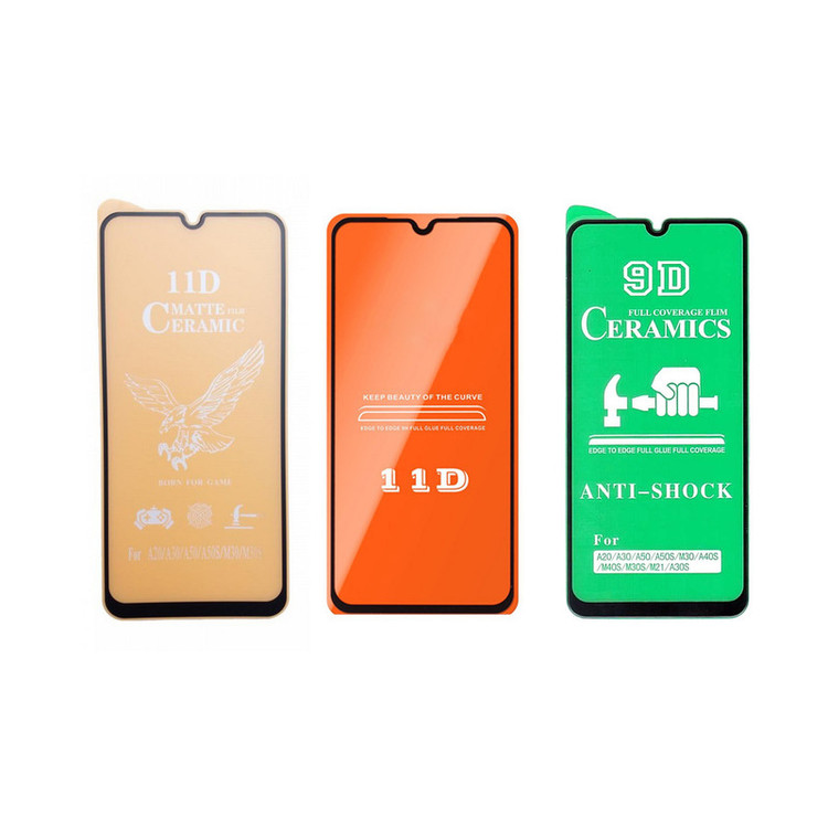 محافظ صفحه نمایش مدل 012 مناسب برای گوشی موبایل سامسونگ Galaxy a20/a30 بسته سه عددی