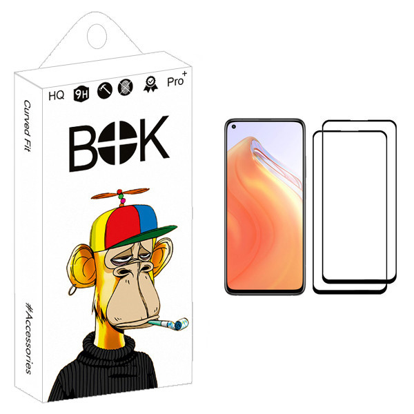 محافظ صفحه نمایش بوک مدل +HD مناسب برای گوشی موبایل شیائومی Mi 10T 5G بسته دو عددی