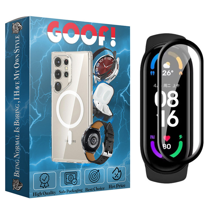 محافظ صفحه نمایش گوف مدل PMMA مناسب برای ساعت هوشمند شیائومی Mi band 9