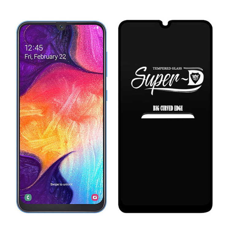 محافظ صفحه نمایش مدل Super D مناسب برای گوشی موبایل سامسونگ Galaxy A50