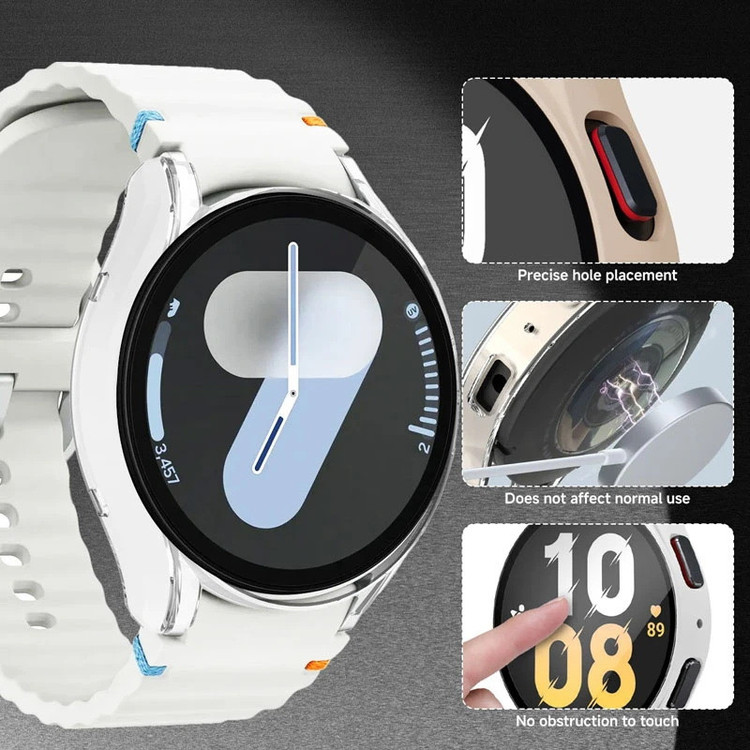 کاور تنکیو مدل CWG مناسب برای ساعت هوشمند سامسونگ Galaxy Watch 7 40mm FE به همراه محافظ صفحه نمایش