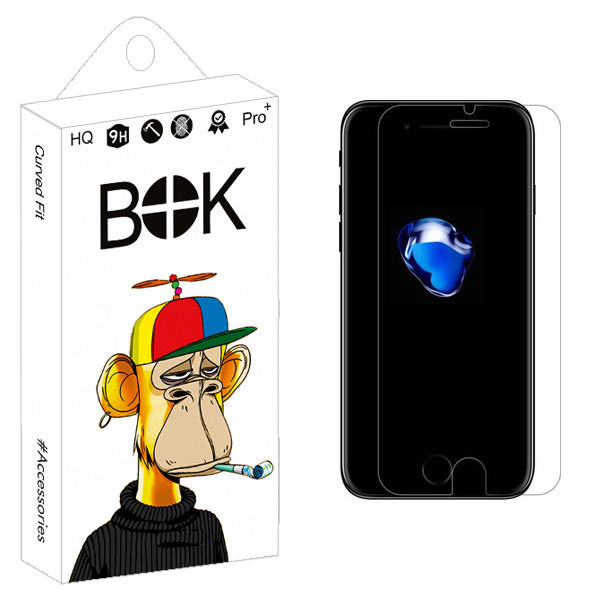 محافظ صفحه نمایش بوک مدل +HD مناسب برای گوشی موبایل اپل iPhone 7 /8 Plus