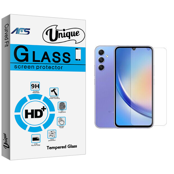 محافظ صفحه نمایش ای اف اس مدل Unique مناسب برای گوشی موبایل سامسونگ Galaxy A34