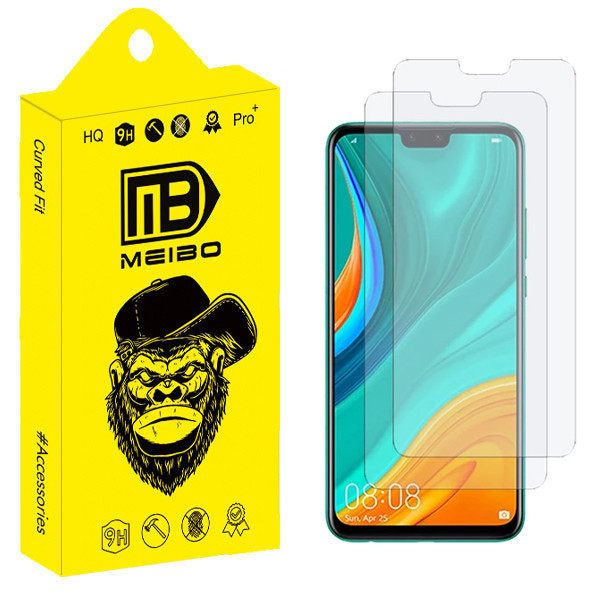محافظ صفحه نمایش شیشه ای میبو مدل Transparent Plus مناسب برای گوشی موبایل هوآوی Y9 2019 بسته دو عددی